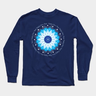 Happy New Year Mandala Long Sleeve T-Shirt